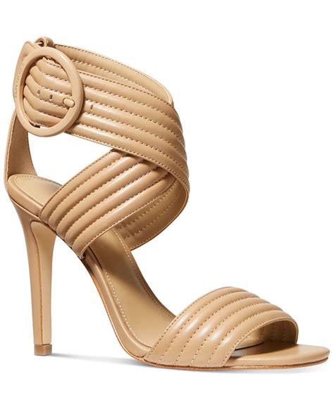 michael michael kors women's remi high heel sandals|Michael Kors closed toe sandals.